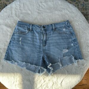 Aerie Jean shorts. Elastic waist